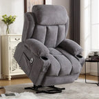 Fauteuils releveurs inclinables, Chaleur et massage, Port USB, Télécommande