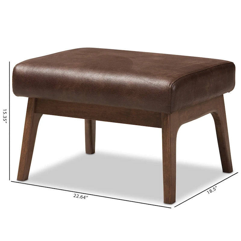 Ottoman d'époque mid-century