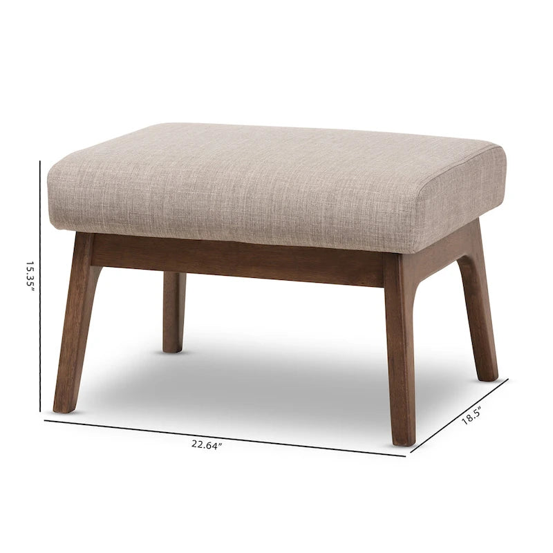 Ottoman d'époque mid-century