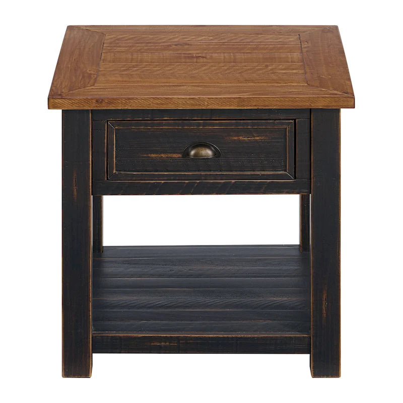 Table d'appoint en bois massif