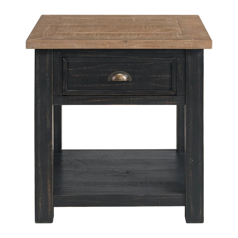 Table d'appoint en bois massif