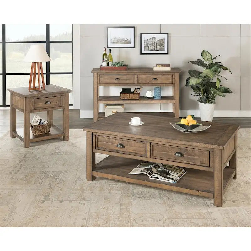 Table d'appoint en bois massif