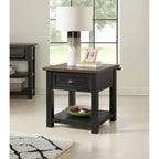 Table d'appoint en bois massif