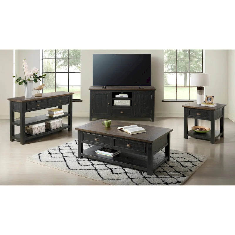 Table d'appoint en bois massif