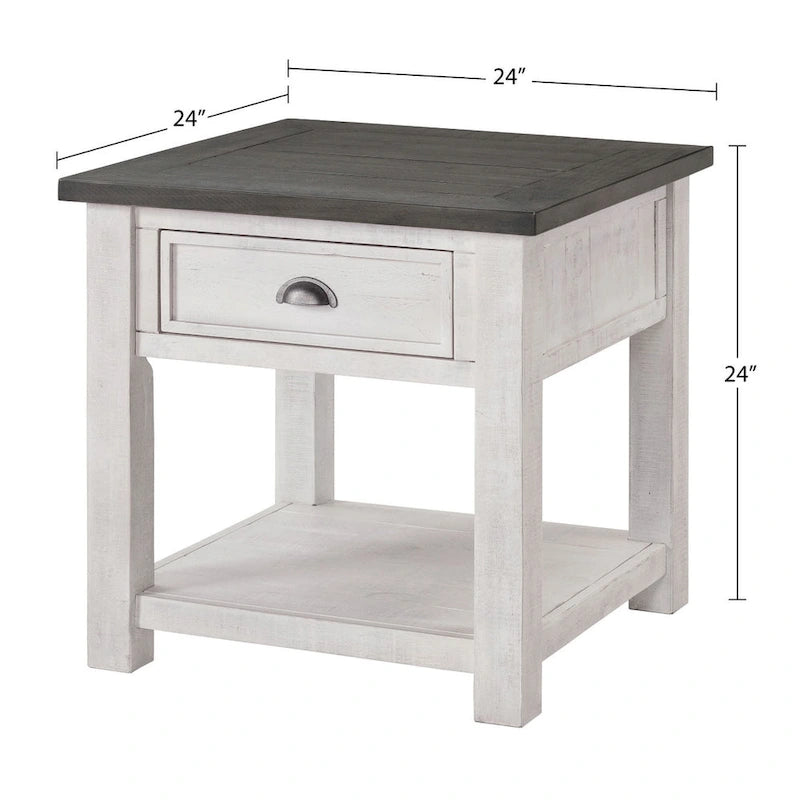 Table d'appoint en bois massif