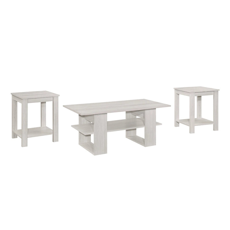 Table basse avec 2 tables d'appoint