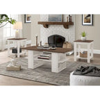 Table basse avec 2 tables d'appoint