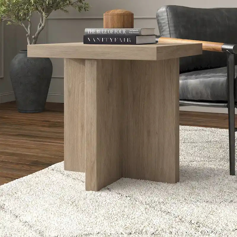 Table d'appoint rectangulaire large de 22 po