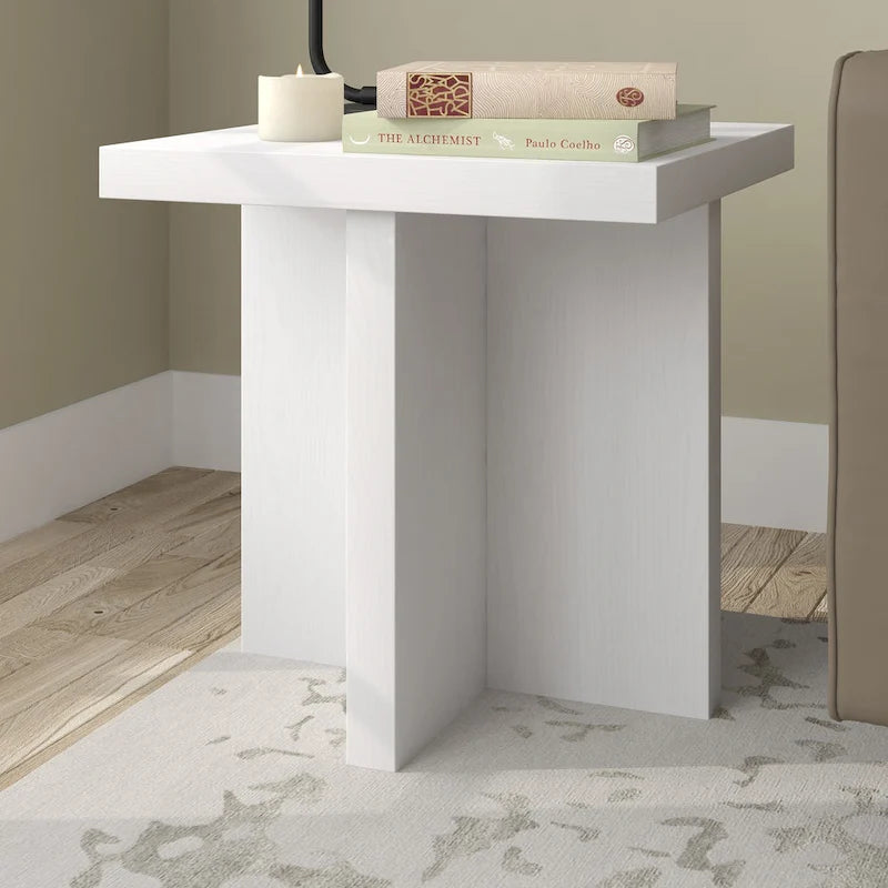 Table d'appoint rectangulaire large de 22 po