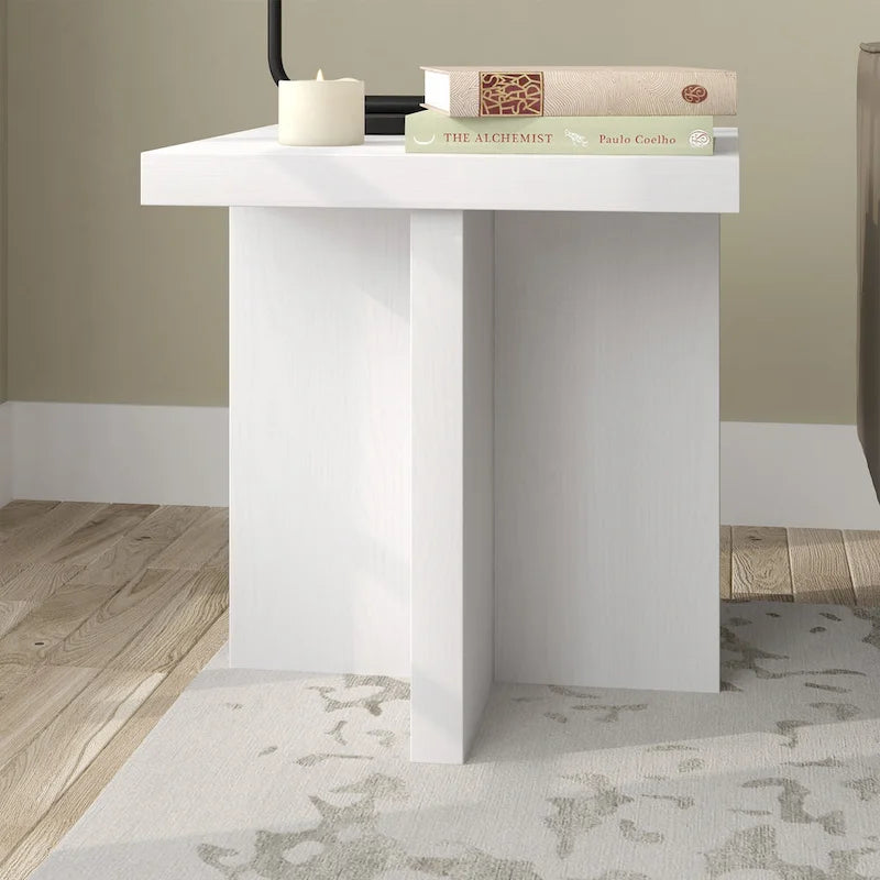 Table d'appoint rectangulaire large de 22 po