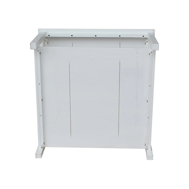Table basse carrée en bois massif - 36 x 36