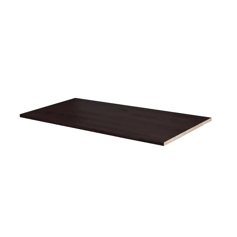 Grande tablette simple 100 % bois massif pour armoires-penderies
