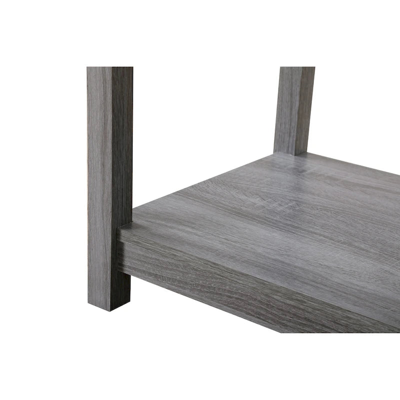 Table de chevet en bois avec 1 tiroir et étagère