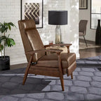 Fauteuil inclinable de style Mid-Century de 25,75 po de large