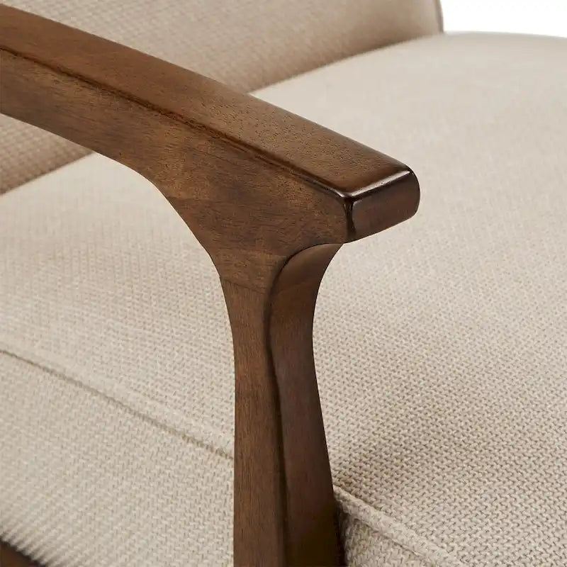 Fauteuil inclinable de style Mid-Century de 25,75 po de large