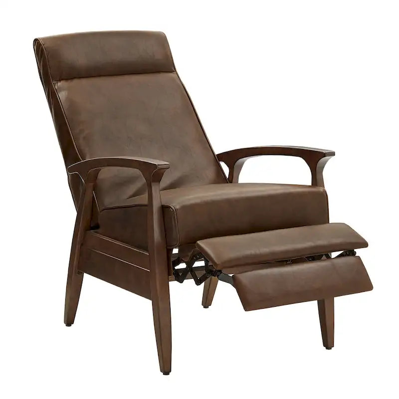 Fauteuil inclinable de style Mid-Century de 25,75 po de large