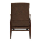 Fauteuil inclinable de style Mid-Century de 25,75 po de large