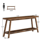 Console de table d'entrée de ferme de 180 cm
