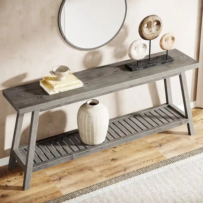 Console de table d'entrée de ferme de 180 cm
