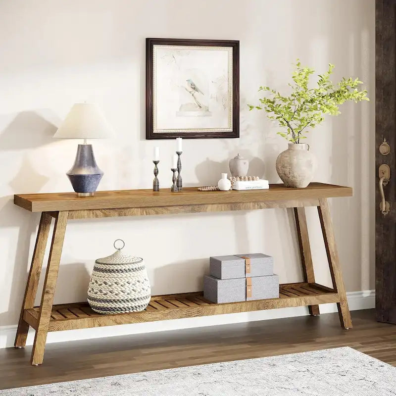 Console de table d'entrée de ferme de 180 cm
