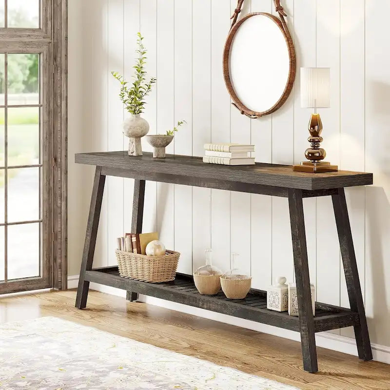 Console de table d'entrée de ferme de 180 cm