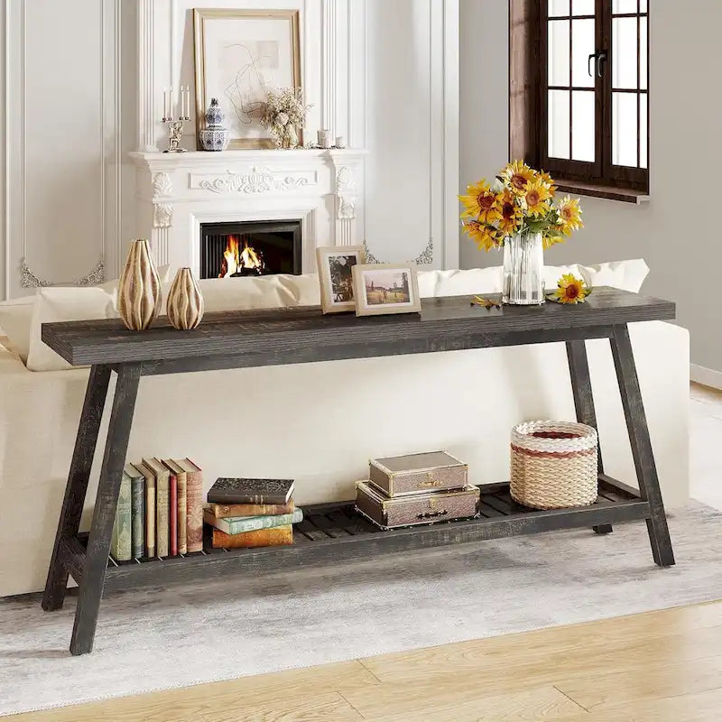 Console de table d'entrée de ferme de 180 cm
