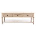 Table basse rectangulaire traditionnelle Sépia - 54 x 23,6 x 19,3