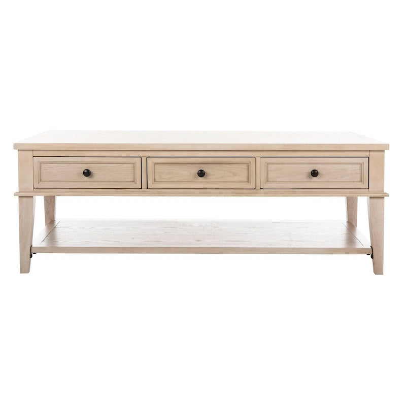 Table basse rectangulaire traditionnelle Sépia - 54 x 23,6 x 19,3