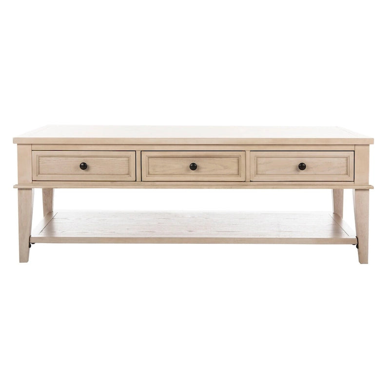 Table basse rectangulaire traditionnelle Sépia - 54 x 23,6 x 19,3