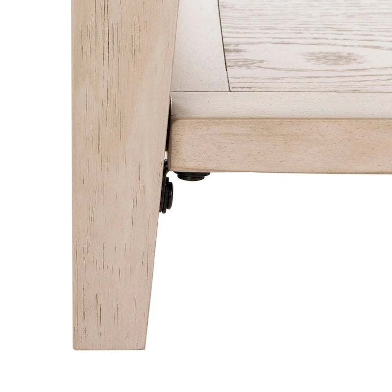 Table basse rectangulaire traditionnelle Sépia - 54 x 23,6 x 19,3