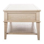 Table basse rectangulaire traditionnelle Sépia - 54 x 23,6 x 19,3