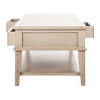 Table basse rectangulaire traditionnelle Sépia - 54 x 23,6 x 19,3