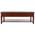Table basse rectangulaire traditionnelle Sépia - 54 x 23,6 x 19,3