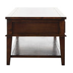 Table basse rectangulaire traditionnelle Sépia - 54 x 23,6 x 19,3