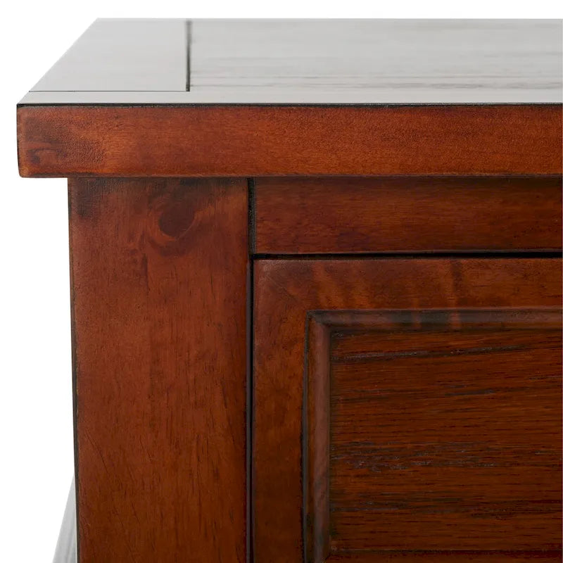 Table basse rectangulaire traditionnelle Sépia - 54 x 23,6 x 19,3