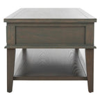 Table basse rectangulaire traditionnelle Sépia - 54 x 23,6 x 19,3