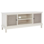 Meuble TV 2 portes 1 étagère - 47 L x 16 P x 20 H