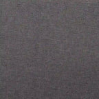 Lit plateforme moderne du milieu du siècle en tissu gris foncé et bois de noyer.