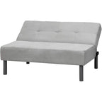Mini-Futon universitaire - Gris glacier