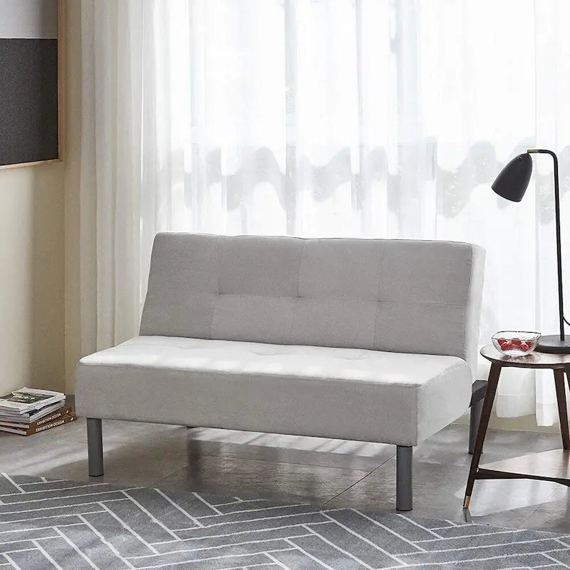 Mini-Futon universitaire - Gris glacier