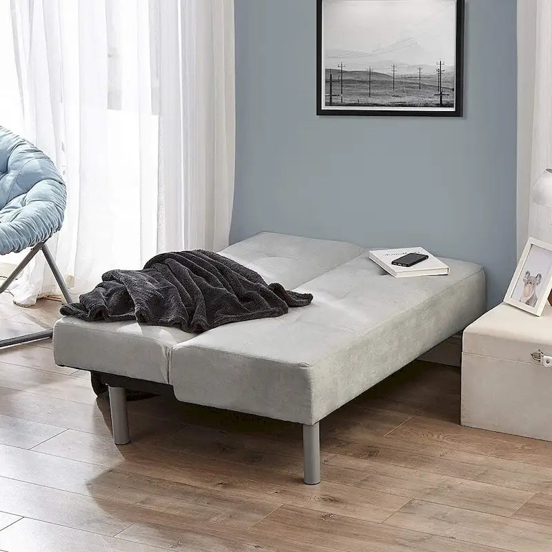 Mini-Futon universitaire - Gris glacier