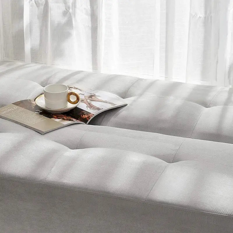 Mini-Futon universitaire - Gris glacier