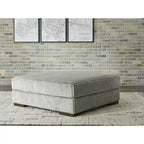 Canapé d'angle avec pouf - 133 L x 133 P x 38 H
