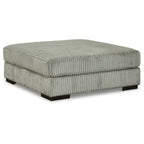 Canapé d'angle avec pouf - 133 L x 133 P x 38 H