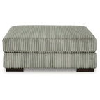 Canapé d'angle avec pouf - 133 L x 133 P x 38 H