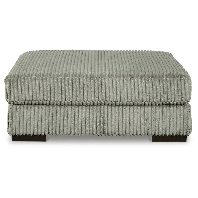Canapé d'angle avec pouf - 133 L x 133 P x 38 H