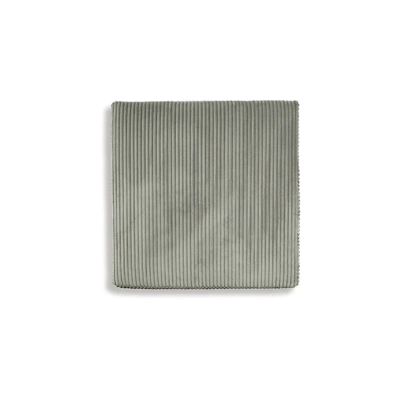 Canapé d'angle avec pouf - 133 L x 133 P x 38 H