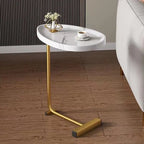 Table d'appoint en forme de C, lot de 2, petite table basse, table de canapé