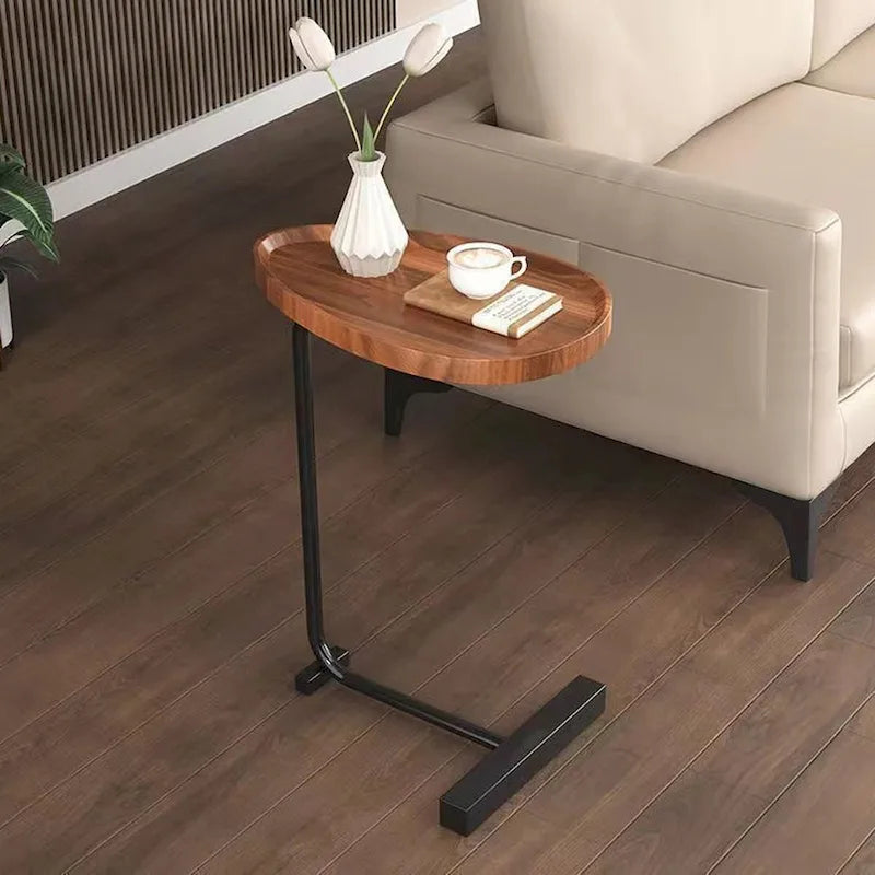 Table d'appoint en forme de C, lot de 2, petite table basse, table de canapé